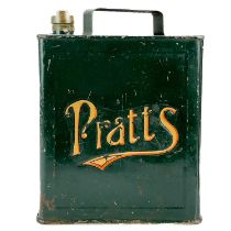 A two gallon Pratts petrol can.