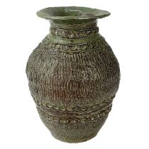 A large studio pottery vase by John Solly.