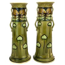 A pair of Minton Secessionist vases.