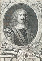 Edward Hyde, 1st Earl of Clarendon (1609-74) Engraved by M. Burg