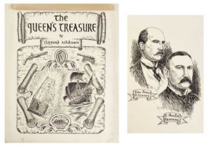 William DIXON Two original illustrations for the book 'The Queens Treasure'.