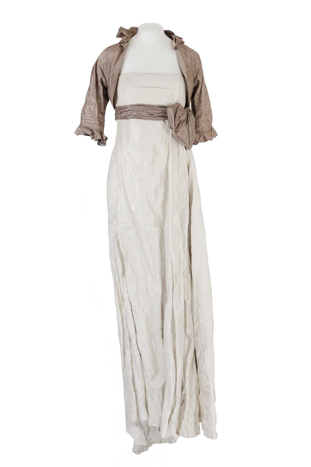 Jacques Azagury - A silk evening dress worn by Helen Mirren.