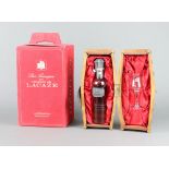 A limited edition 23cl bottle of Bas Armagnac De Chateau De Lacaze Heritage contained in a