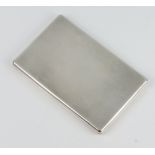 An Art Deco engine turned silver cigarette case with sliding action, Birmingham 1933, maker Adie