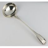 A George III fiddle and shell pattern ladle London 1814, 256 grams