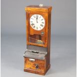 National Time Recorder Company Ltd., a clocking in clock, the 22cm painted dial marked National Time