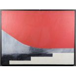 ** Stephen Buckley (1944), abstract mixed media on canvas "Elbe" (A), dated 1966, signed on