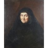19th Century oil on canvas, portrait of a lady, contained in a decorative gilt frame 73cm x 60cm (