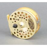 A CFO Orvis Piscotorial Socity Centenary Celebration fishing reel with initials WNB, 3 1/2", with