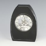 A Dartington Crystal glass timepiece 17cm, boxedThis clock is battery operated