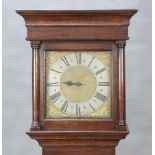 James Goodyer of Guildford, an 18th Century 30 hour single handled longcase clock with 30cm brass