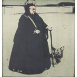 William Nicholson (1872-1949), print "The Queen" (Victoria) 24cm x 22cm