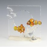 A Swarovski Crystal figure Wonders of The Sea Harmony Group 19cm, boxed