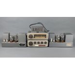 A collection of Quad hi-fi to include 2 monoblock Quad valve amplifiers serial numbers 62963 and