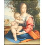Follower of Cesare da Sesto, a 16th Century oil on panel of Madonna with Child