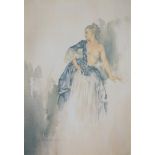 Sir William Russell Flint (1880-1969), limited edition coloured print "Ray" (Fuller) published 1990,