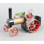 A Mamod steam traction engine 20cm x 24cm x 12cm Slight rust in places