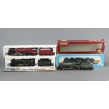 A Hornby OO locomotive and tender - Duchess of Sutherland, ditto King Henry VII, an Airfix OO