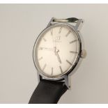 A gentleman's steel cased Tissot wristwatch contained in a 30mm case This watch is in working