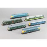 A Lima OO gauge diesel locomotive - Meld, 3 other Lima diesel locomotives, 2 Hornby diesel