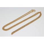 An 18ct yellow gold necklace, 12.8 grams, 60cm