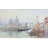 William Noble Hardwick (1805-1865), watercolour signed and dated '64, view of the Grand Canal Venice