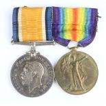 A World War One pair of medals to 20269 A.SJT.A.A.Moore Hamps.R.
