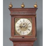 Thomas Kefford of Royston, an 18th Century 8 day striking 5 pillar longcase clock movement with 30cm