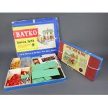 A Lotts Tudor Blocks Building Set No.3 together with a boxed Bayko Building Outfit no.14