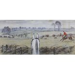 Snaffles (Charles Johnson Payne, 1884-1967), prints, a pair, signed in pencil "The Finest View in