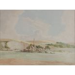 20th Century, watercolour, indistinctly signed "Beeding Cement Works" signed and dated 1935, the