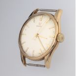 A gentleman's 9ct yellow gold Omega wristwatch, the case numbered 1315405, the movement 20772285,