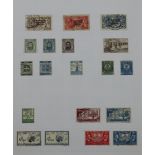 Ireland stamps in album and stock book from 1922 overprints mint seahorses to five shillings, used