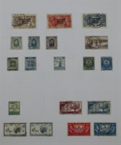 Ireland stamps in album and stock book from 1922 overprints mint seahorses to five shillings, used