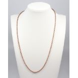 A 9ct yellow gold necklace, 11 grams, 48cm