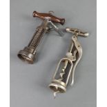 A 19th Century French single lever corkscrew marked J H D Pose "Le Presto" together with a Lunds