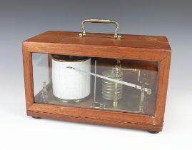 Kelvin, Bottomley and Baird Ltd, Glasgow, a barograph, the inside of the barrel marked PT.3715 02,