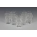 A set of 12 Waterford Crystal small tumbler glasses