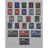 World stamps in 10 albums with Great Britain mint George VI to 1970 including 1955 Castles mint,