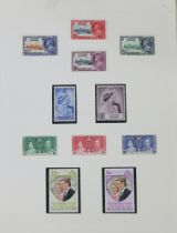 British Commonwealth album, Omnibus mint issues, many unmounted with 1935 Silver Jubilee stamp, 1937