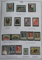 Russia in 13 albums from 1858 - 1991 mint and used stamps with airmails, miniature sheets plus 2