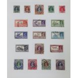 India in album mint and used stamps from 1854 imperforates used, George V to 25 rupees used,