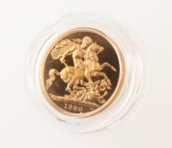 A 1980 proof sovereign