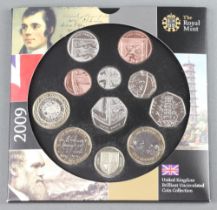 A 2009 Royal Mint United Kingdom brilliant uncirculated coin collection