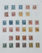 Netherlands in 10 albums mint and used stamps from 1852 imperforate, 1893-96 5 Gld, 1899-1905 10 Gld