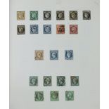 France Collection in 6 albums used stamps from 1849 with 15c green, 1 Fr. carmine, 1869 5Fr. grey,