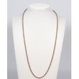 A 9ct yellow gold necklace 11.5 grams, 54cm