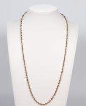 A 9ct yellow gold necklace 11.5 grams, 54cm