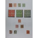 South American stamps in 9 albums plus folder with Brazil from imperforates used, Dom Pedros,