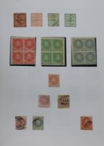 South American stamps in 9 albums plus folder with Brazil from imperforates used, Dom Pedros,